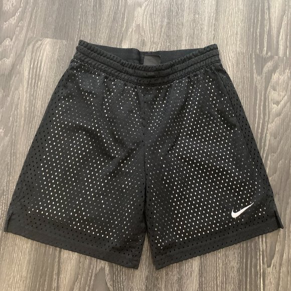 Nike~Basketball Shorts~Black Mesh - Picture 1 of 3